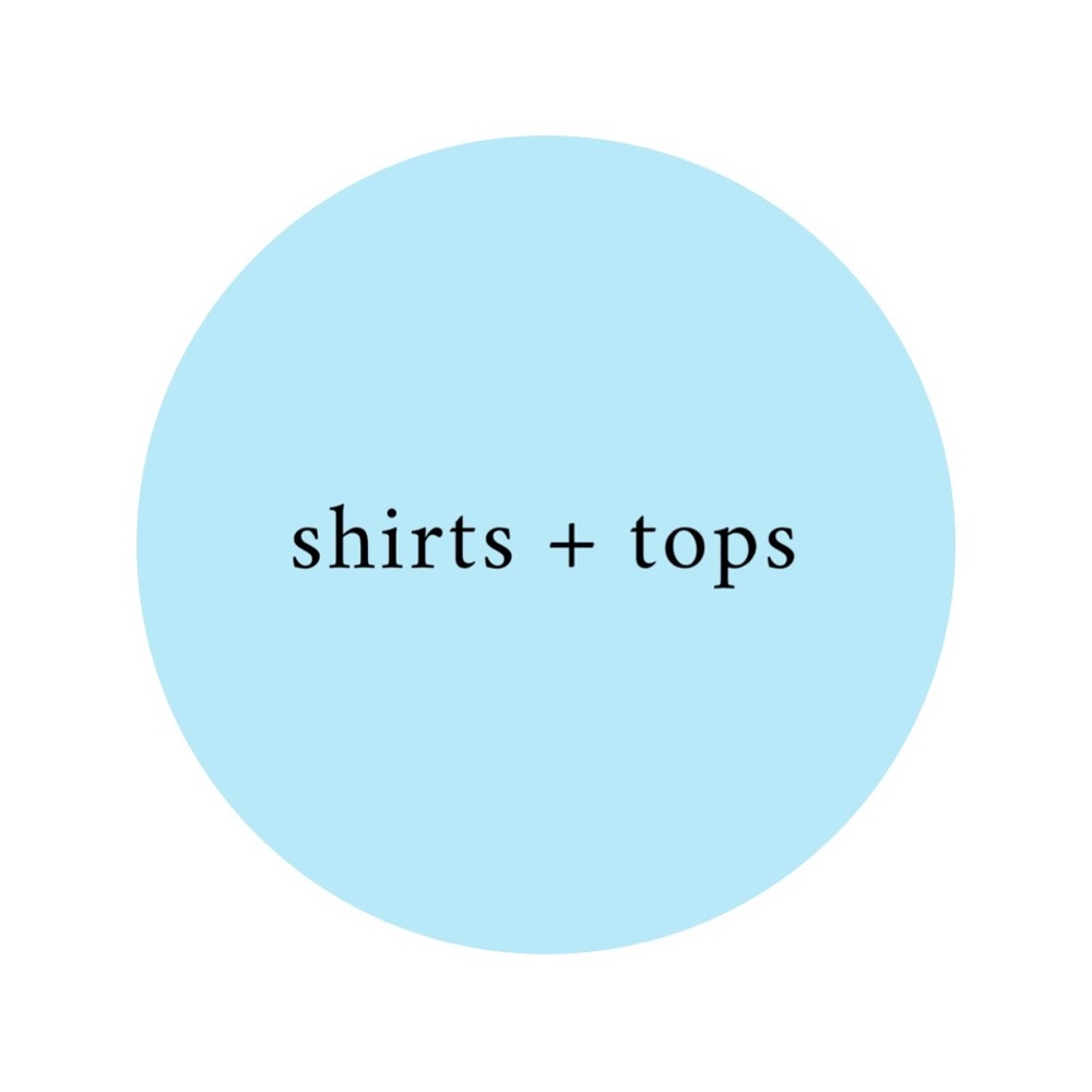shirts + tops 🍋